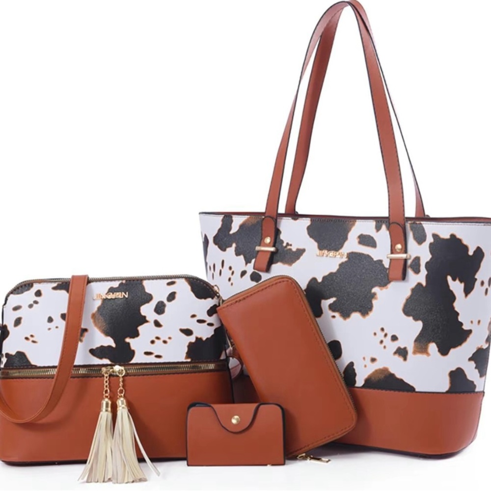 Brand new cow bag set!